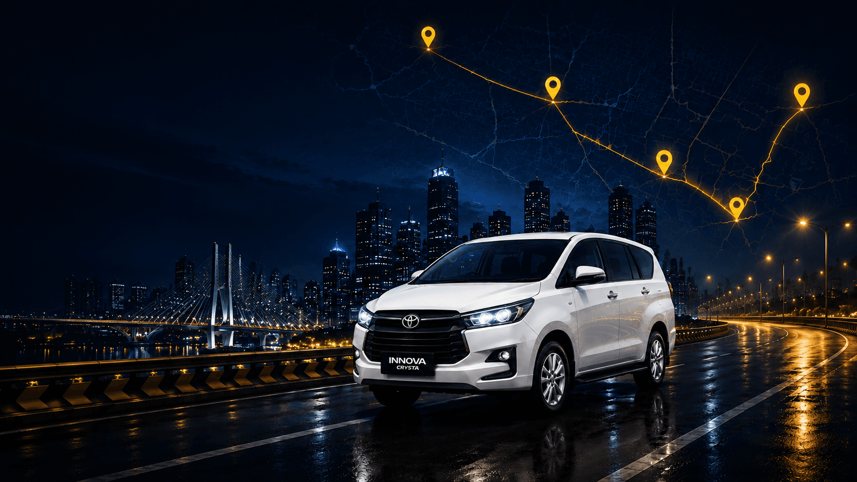 Innova cab service Ranchi hero background